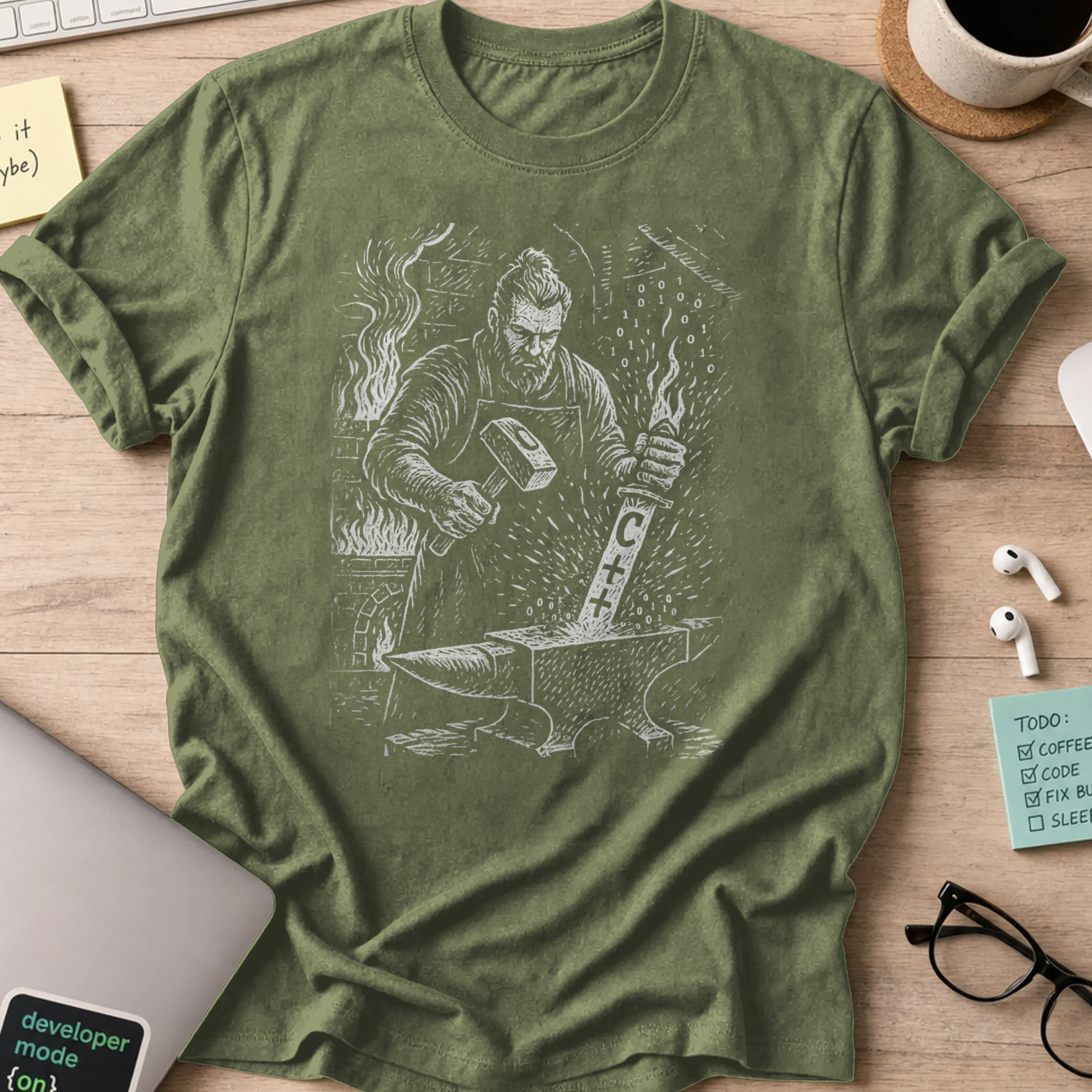 C blacksmith shirt - Military Green
