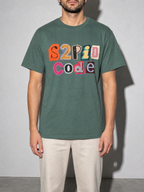 s2pid code Graphic IT Nerd T-Shirt — blue-spruce bust to thigh