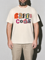 s2pid code Graphic IT Nerd T-Shirt — ivory bust to thigh