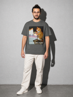 Senior Vibe Coder Cat Graphic IT Nerd T-Shirt — pepper main
