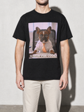 Senior Vibe Coder Graphic IT Nerd T-Shirt — black bust to thigh