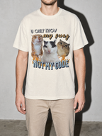 u only know my swag not my code Graphic IT Nerd T-Shirt — ivory bust to thigh