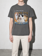 u only know my swag not my code Graphic IT Nerd T-Shirt — pepper bust to thigh
