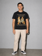 weird shit in production Graphic IT Nerd T-Shirt — black main