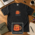 Running On Empty Embroidered Shirt in Black