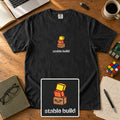 Stable Build Embroidered Shirt in Black