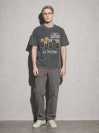 Battery AA Meeting Premium Shirt - Pepper - on-model full length