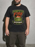 Dumpster Fire Response Team Premium Shirt - Black - on-model zoom