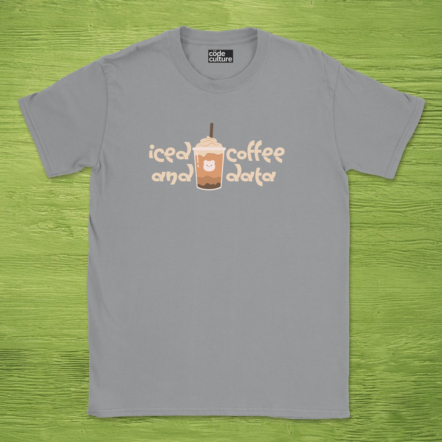 iced coffee and data frappuccino shirt