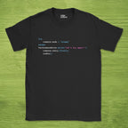 Code Culture romance.mode shirt funny programmer T-Shirt in Black — Code Culture developer clothing