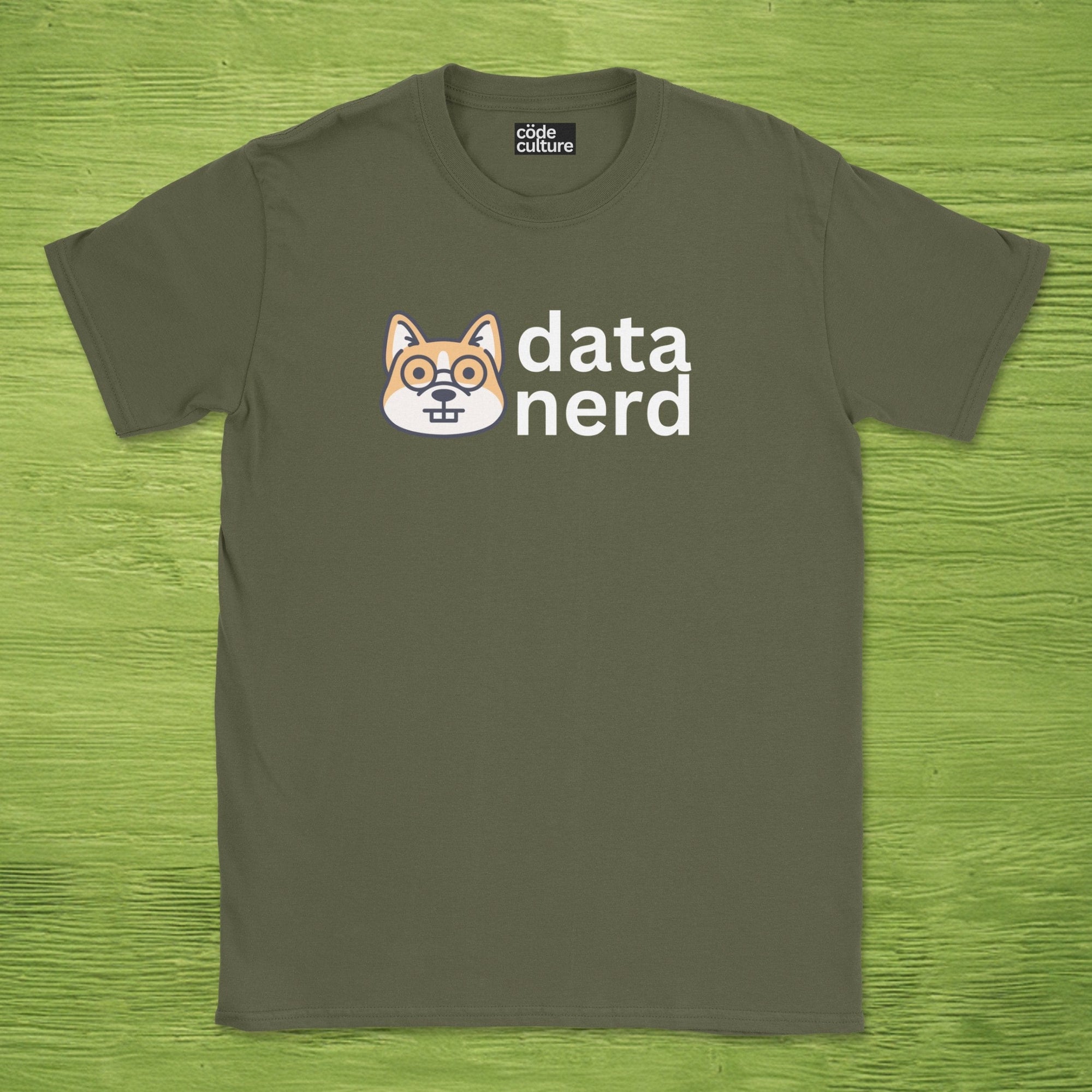 data nerd doggie shirt
