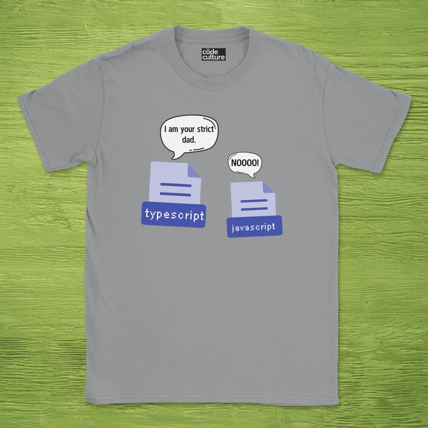 typescript to javascript shirt