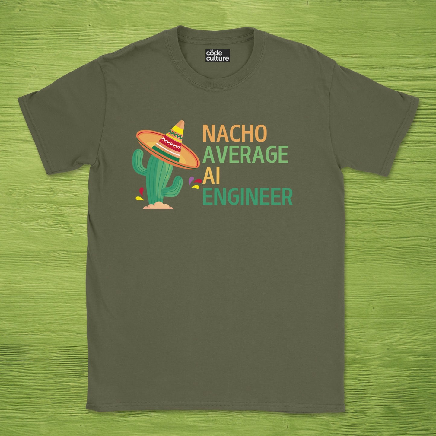 nacho average AI engineer shirt