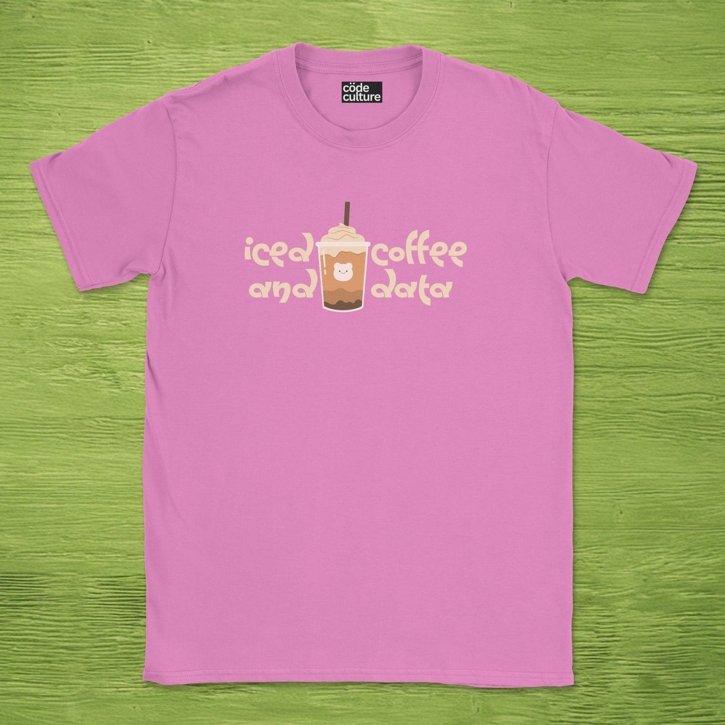 iced coffee and data frappuccino shirt