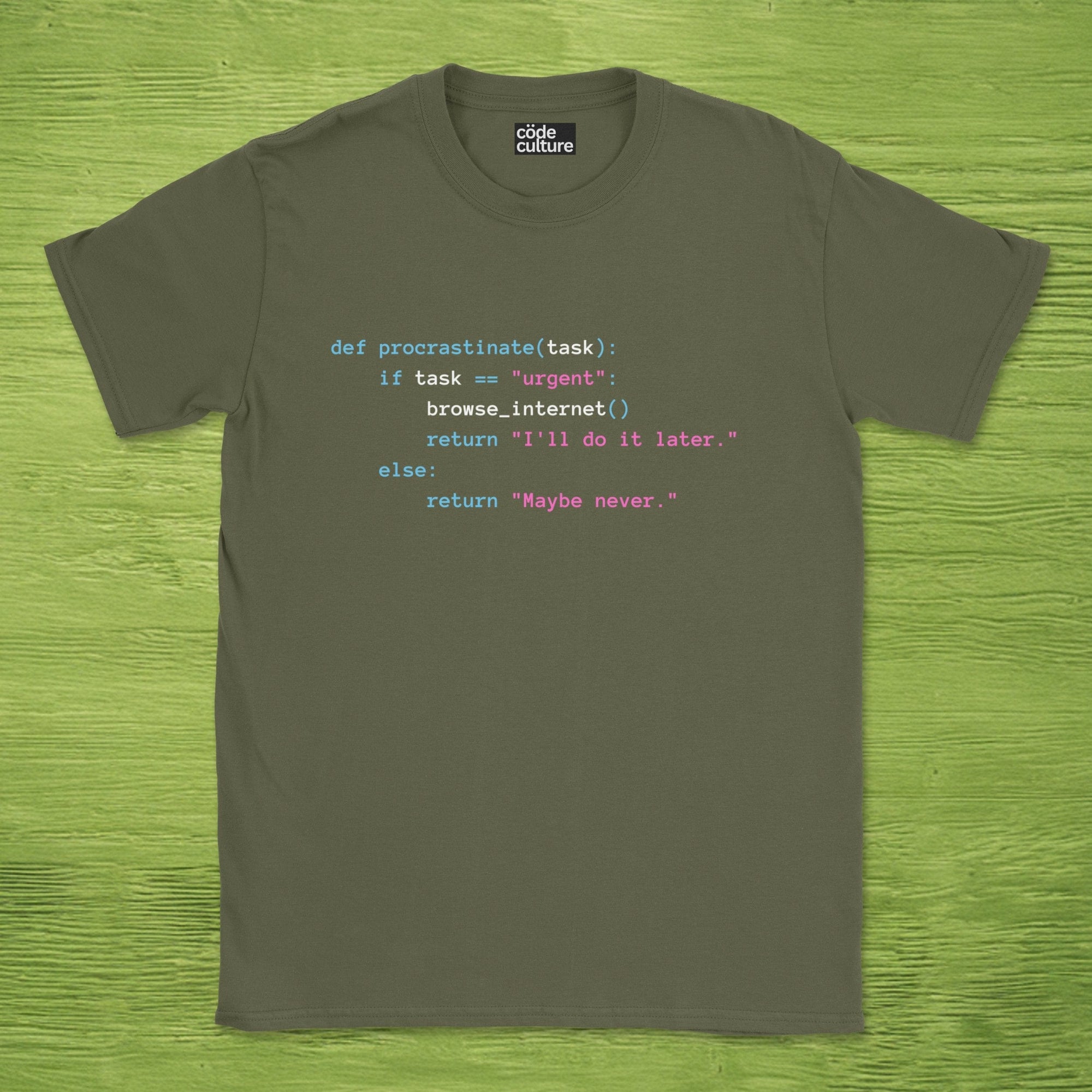procrastinate(task) shirt