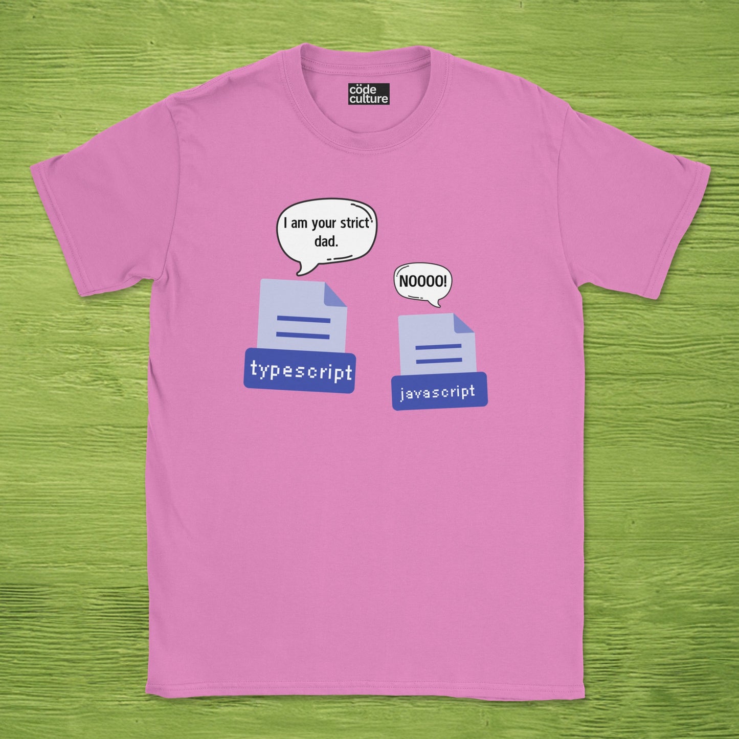 typescript to javascript shirt