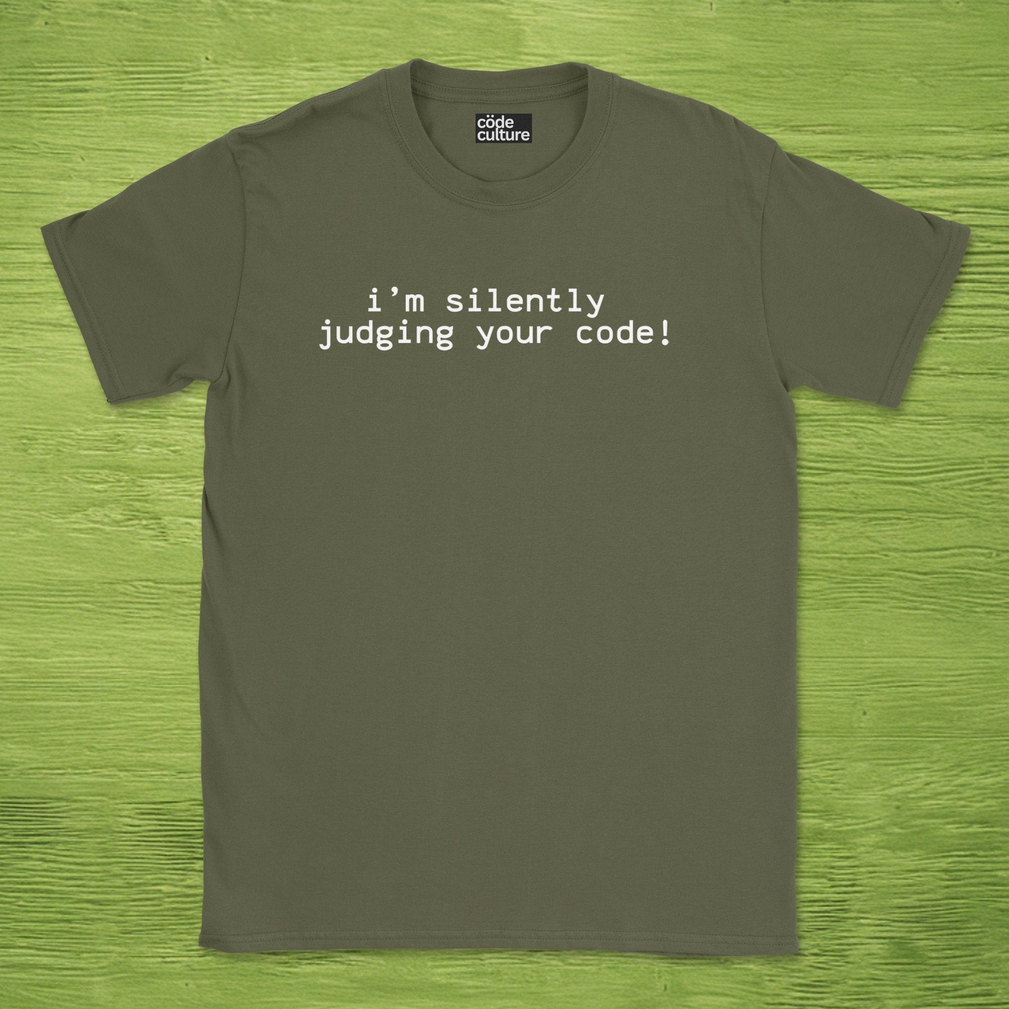 i'm silently judging your code shirt