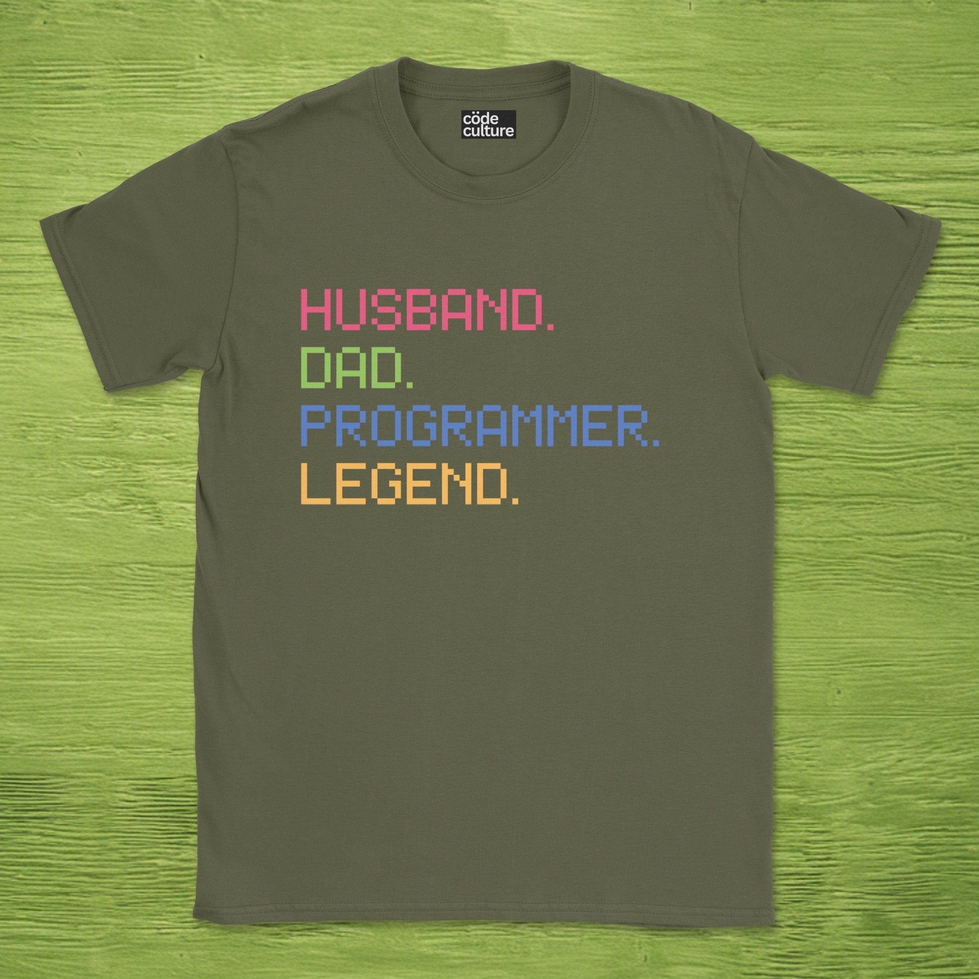 husband dad programmer legend shirt