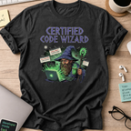 certified code wizard shirt - Black