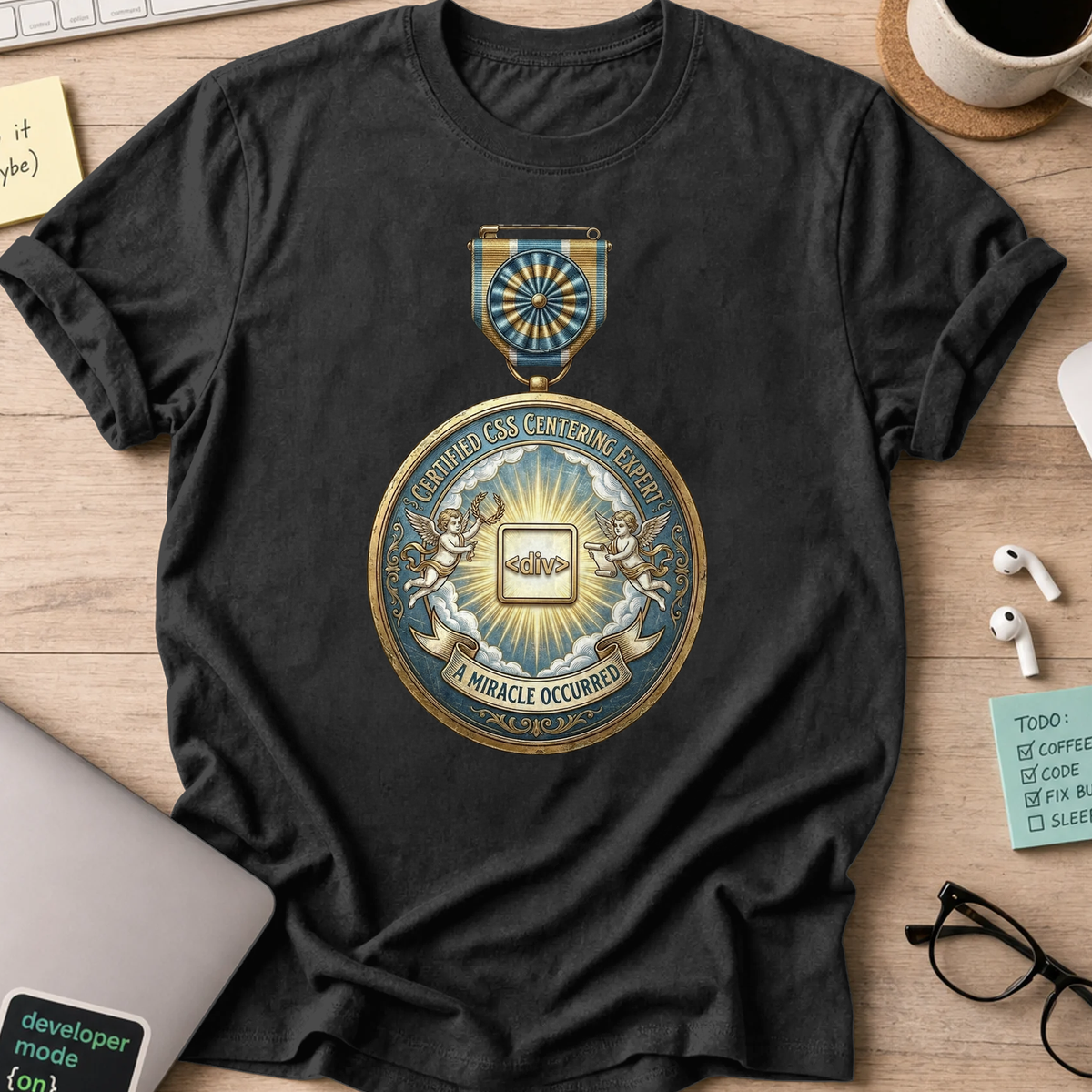 certified CSS shirt - Black