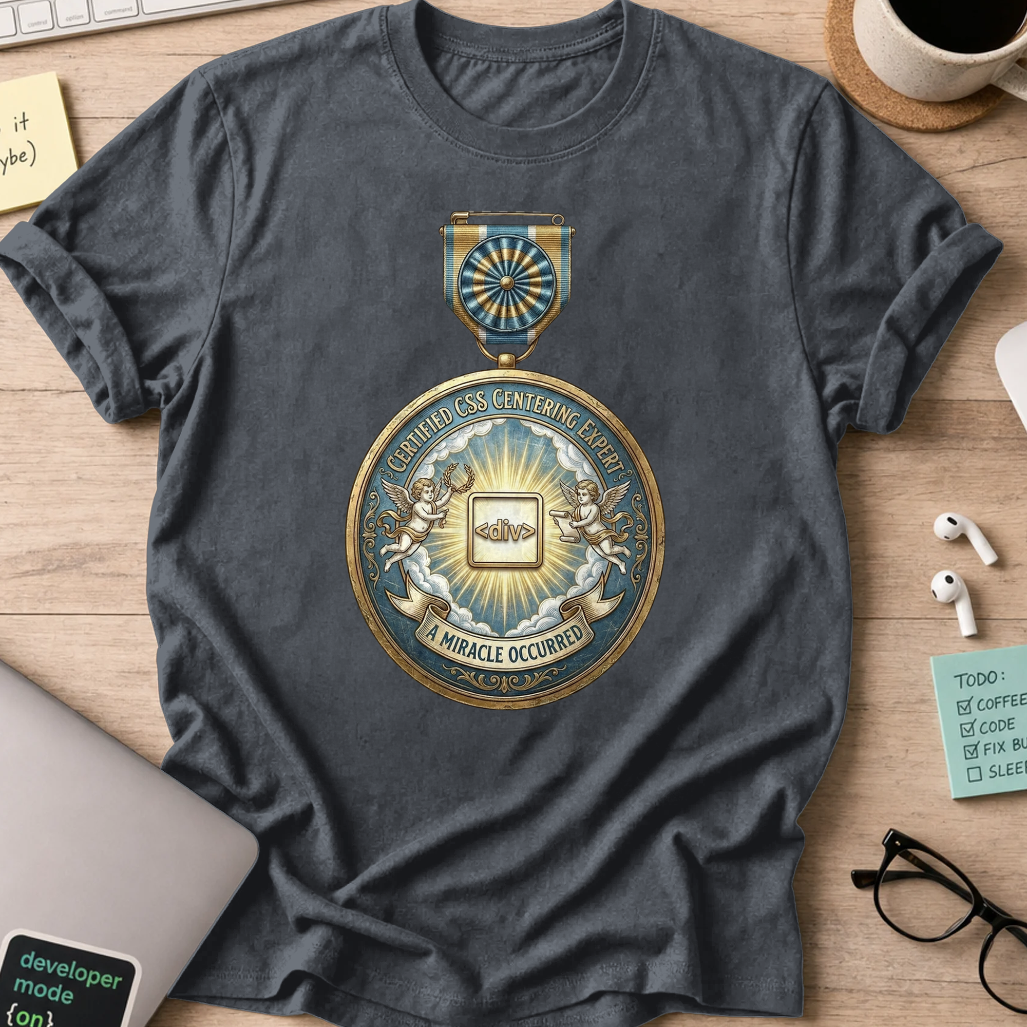certified CSS shirt - Dark Heather