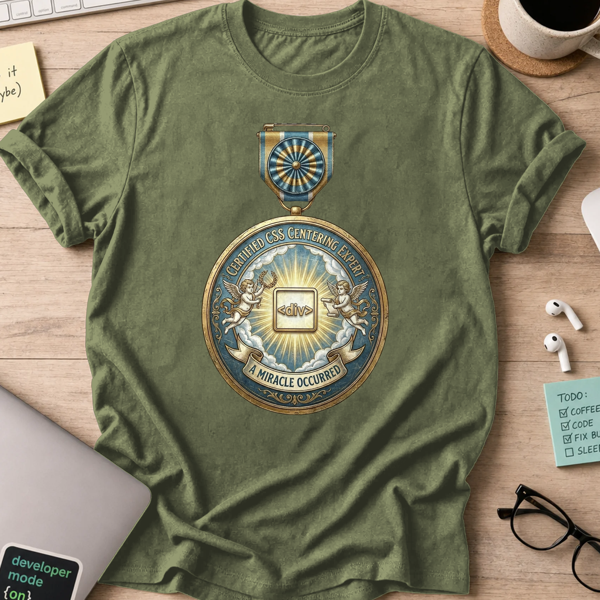 certified CSS shirt - Military Green