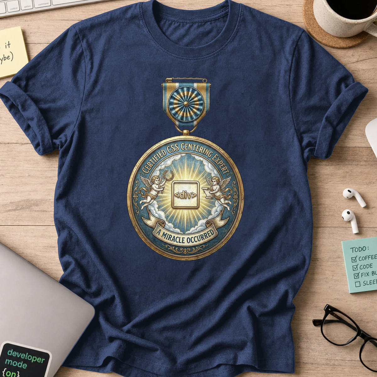 certified CSS shirt - Navy