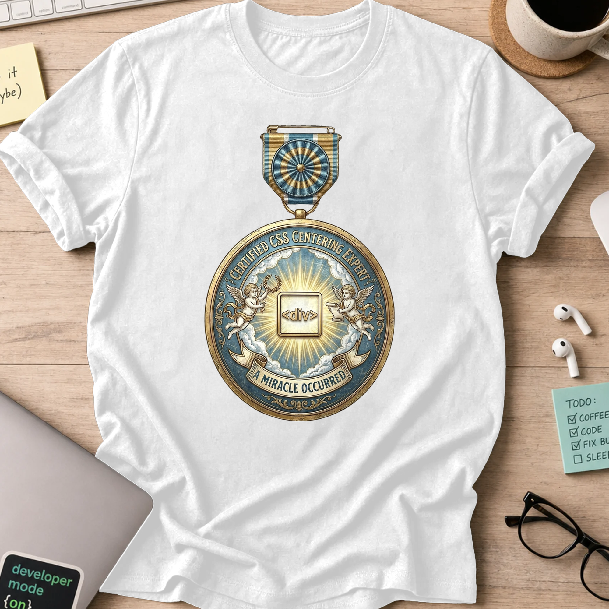 certified CSS shirt - White