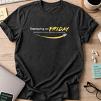 chaos builds character shirt - Black