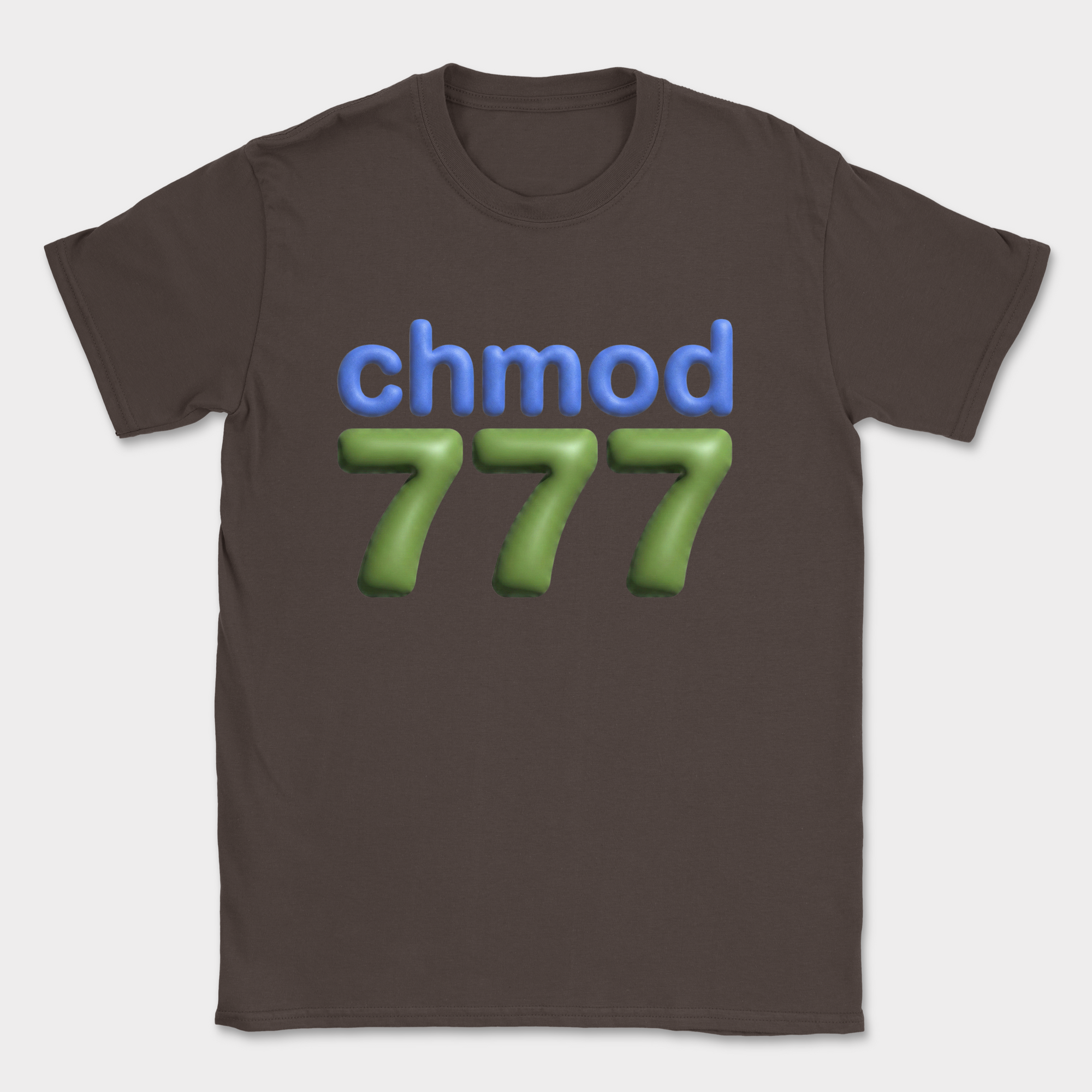 chmod 777 shirt — Dark Chocolate