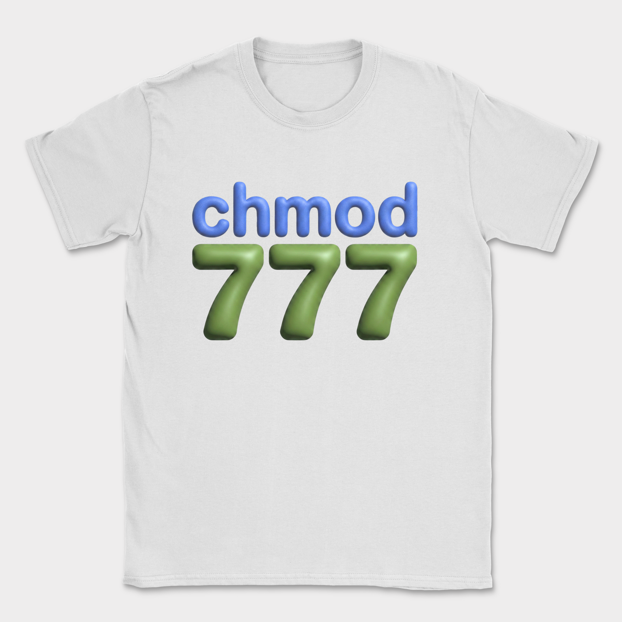 chmod 777 shirt — White