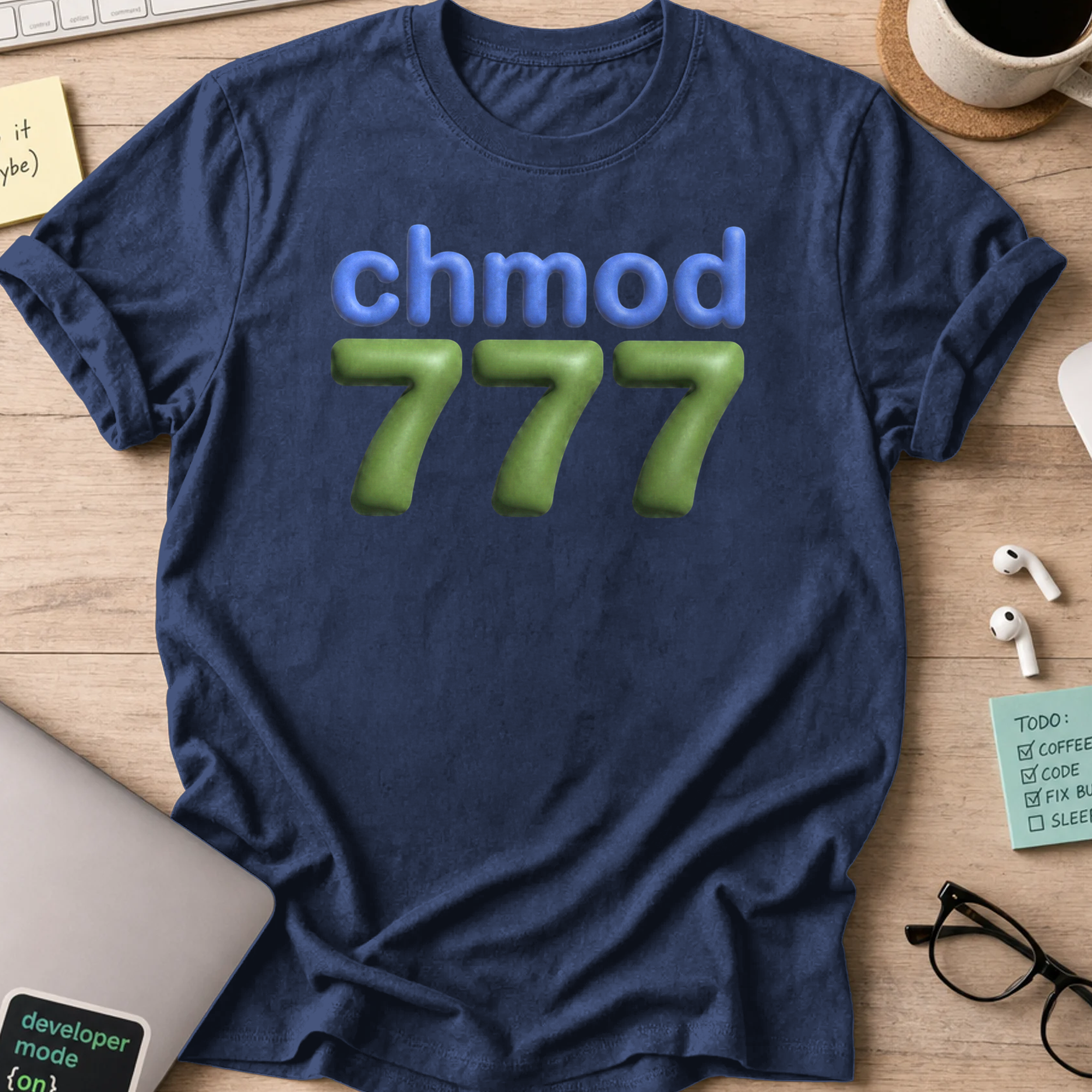 chmod 777 shirt - Navy