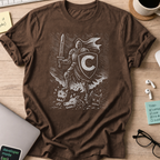C# knight shirt - Dark Chocolate