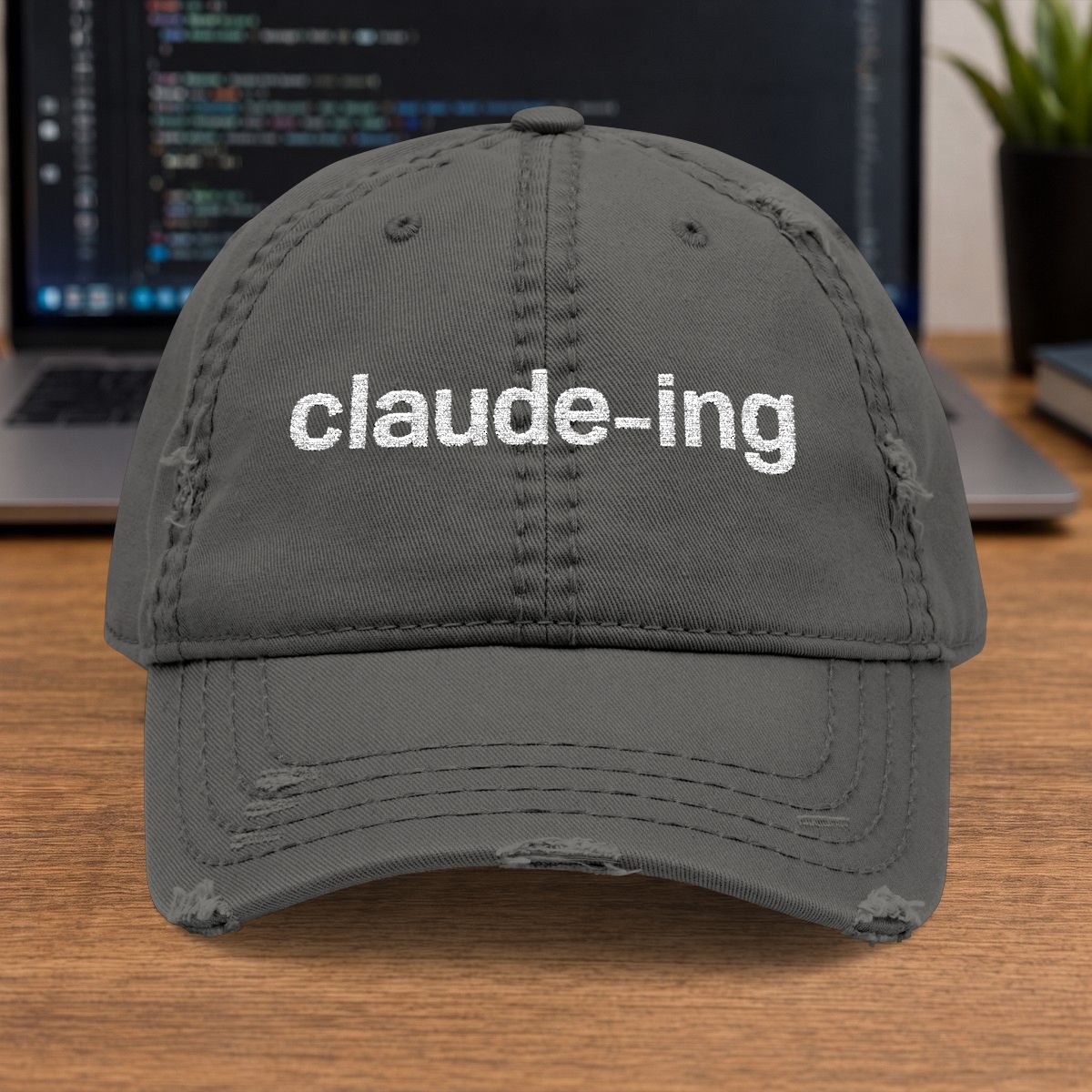 claude-ing Embroidered Cap
