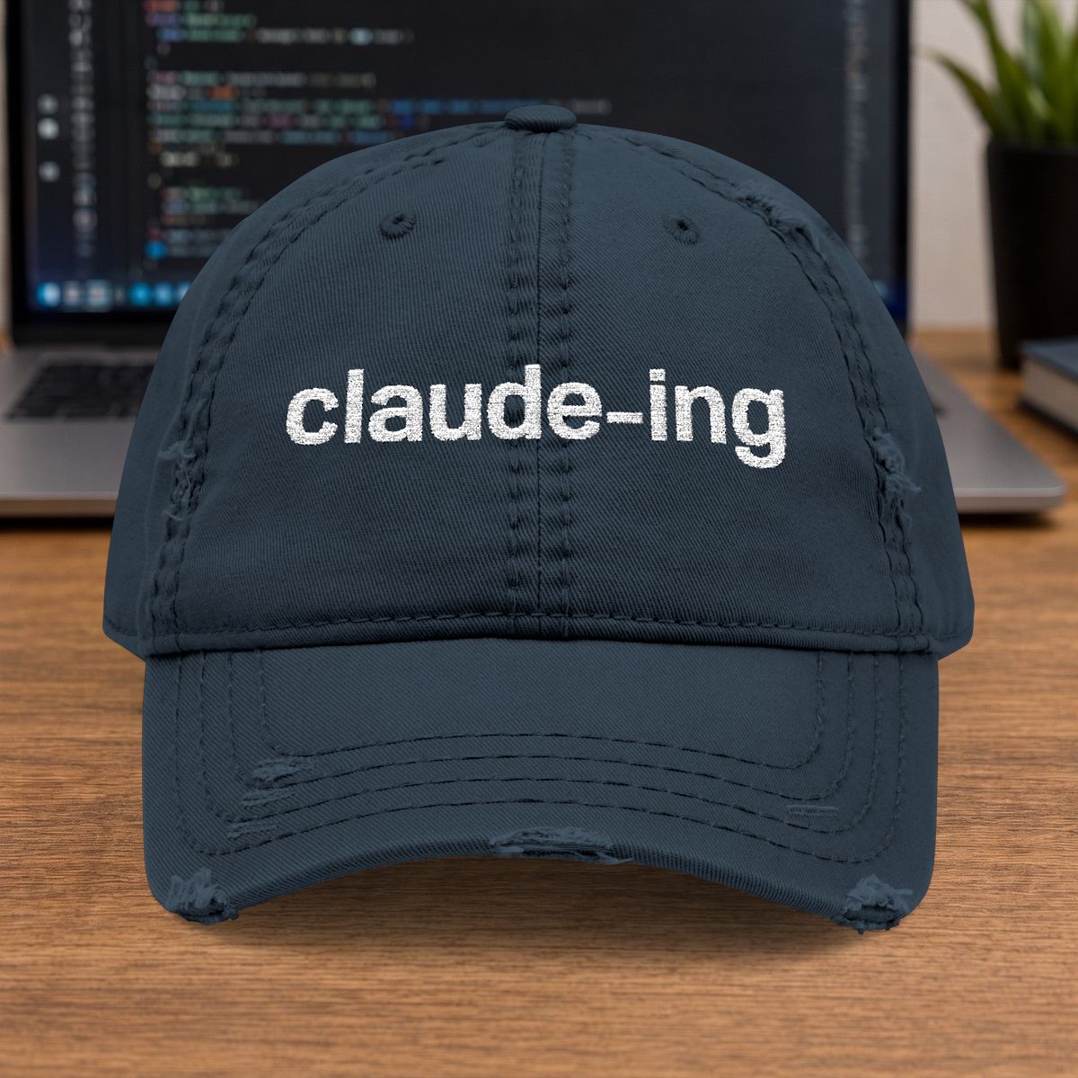 claude-ing Embroidered Cap