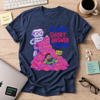 Claude, Short Answer Please Shirt — Navy