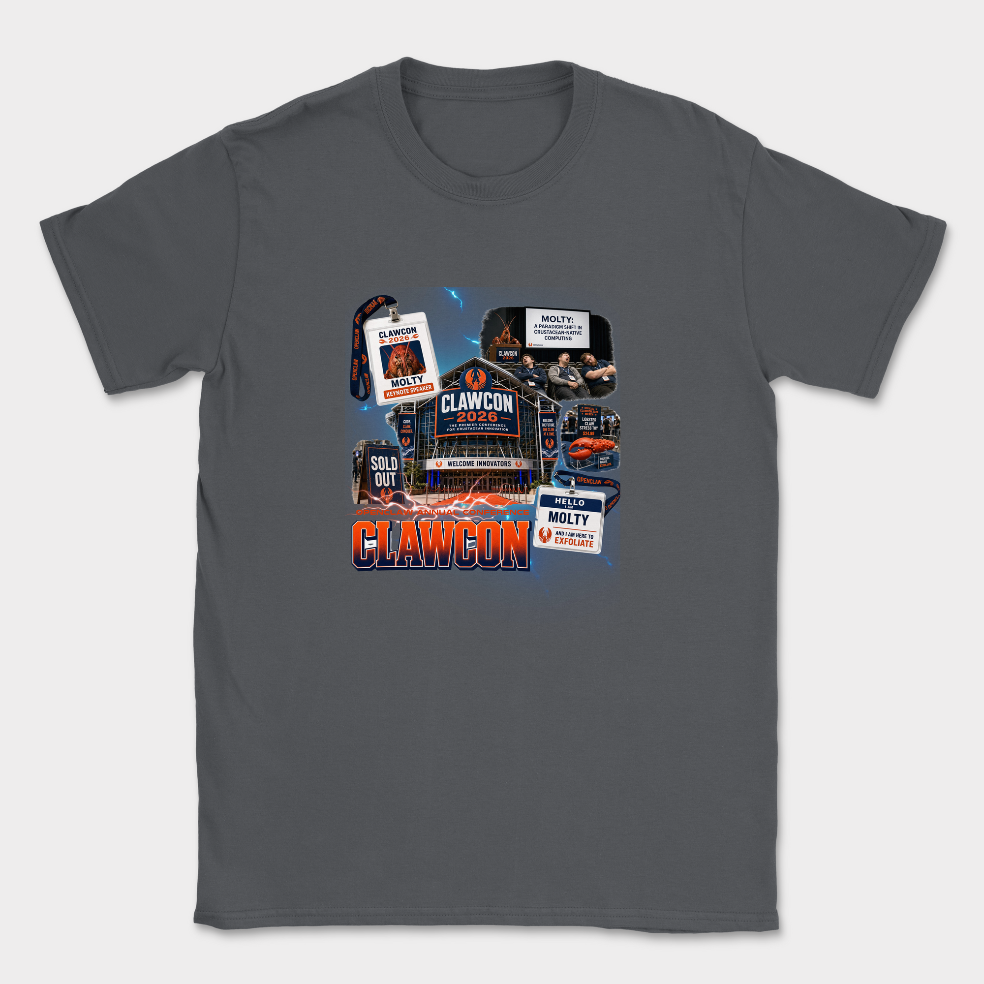 ClawCon Shirt — Dark Heather