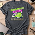 cloud budget reality shirt - Dark Heather