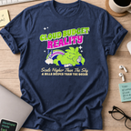cloud budget reality shirt - Navy