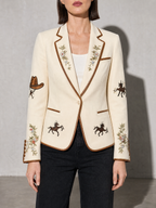 Casual Retro Stand Collar Coat — Color1 — bust_to_thigh