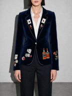 Casual Retro Stand Collar Coat — Color3 — bust_to_thigh