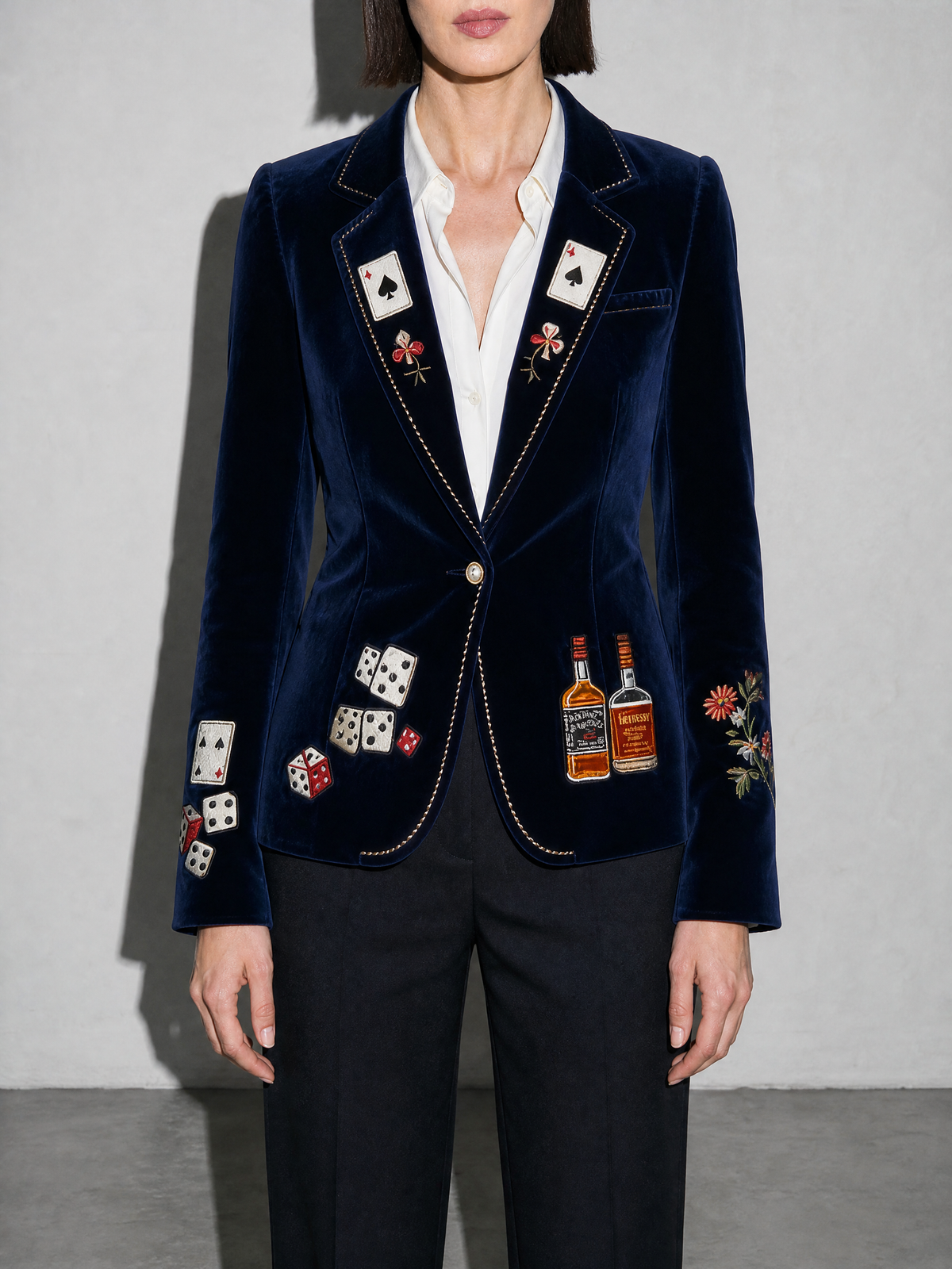 Casual Retro Stand Collar Coat — Color3 — bust_to_thigh