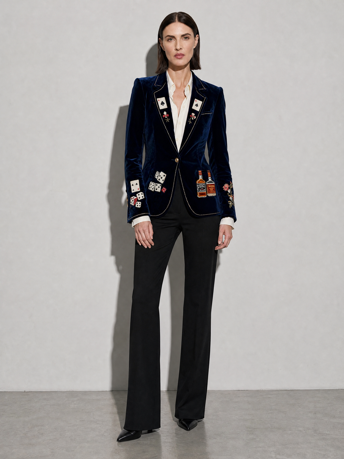 Casual Retro Stand Collar Coat — Color3 — main