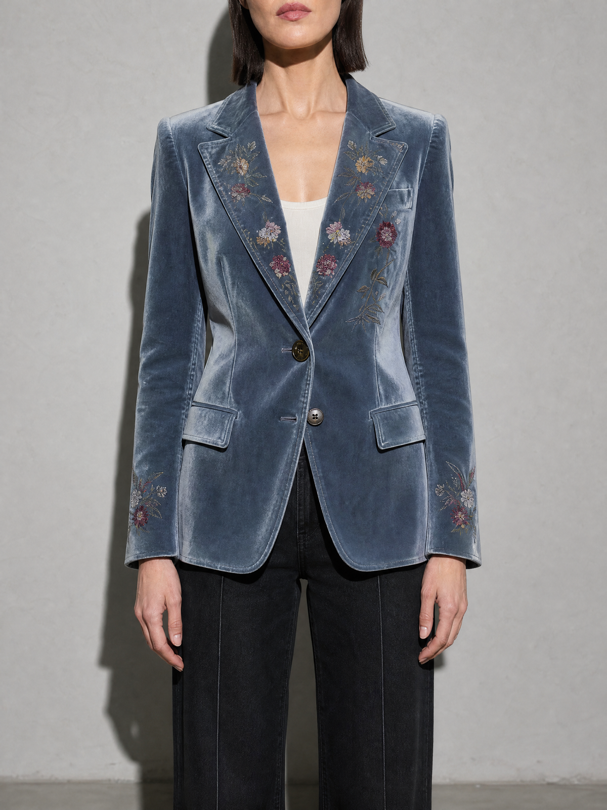 Casual Retro Stand Collar Coat — Style2 — bust_to_thigh