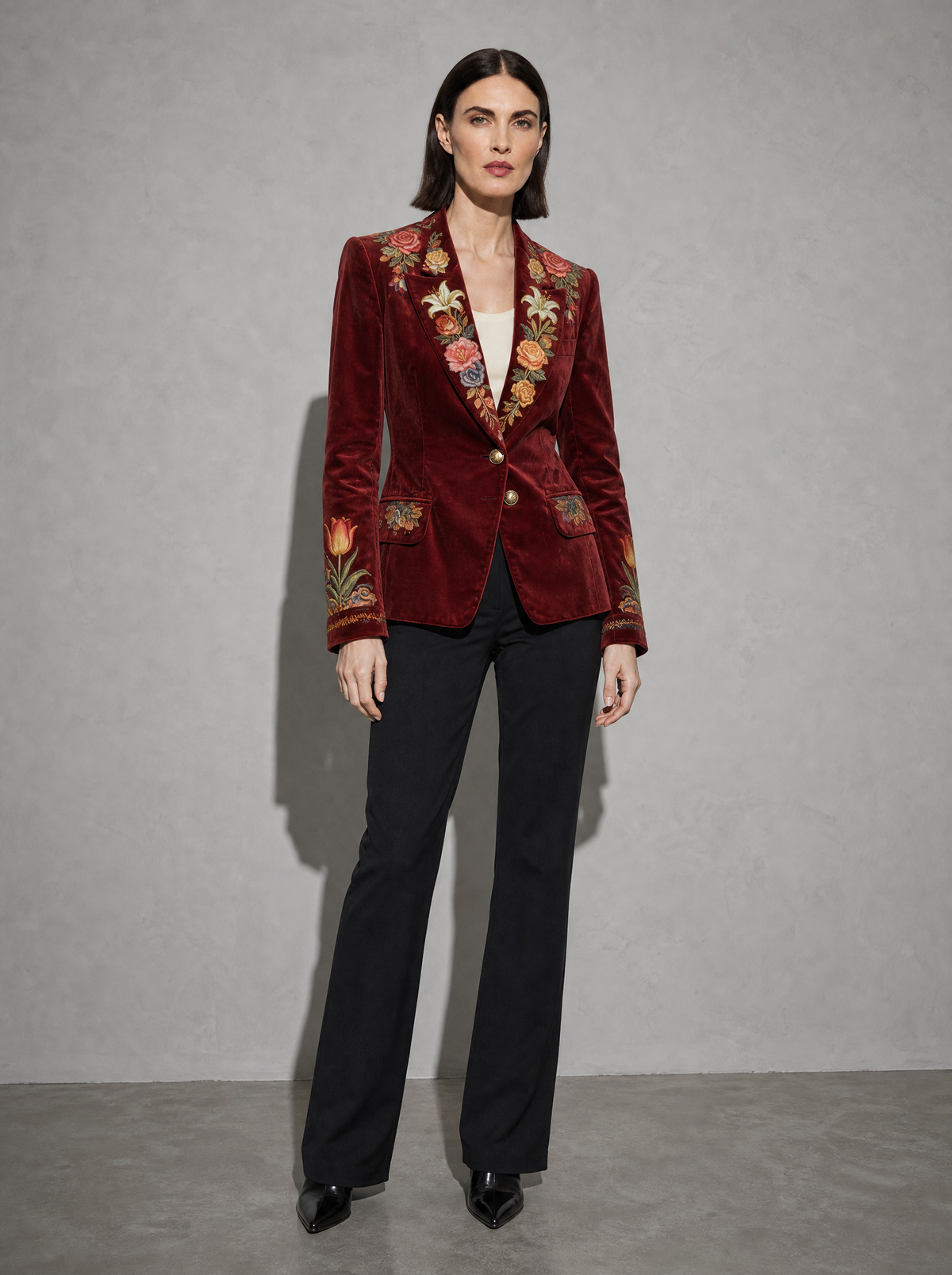 Casual Retro Stand Collar Coat — Style3 — main