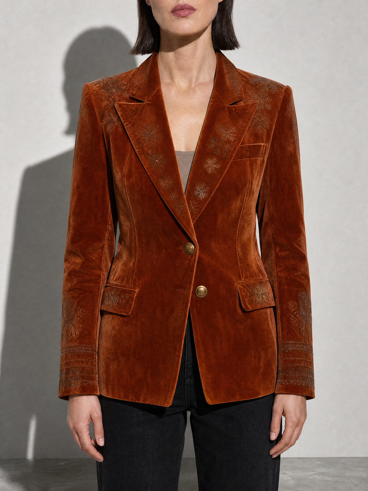 Casual Retro Stand Collar Coat — Style5 — bust_to_thigh