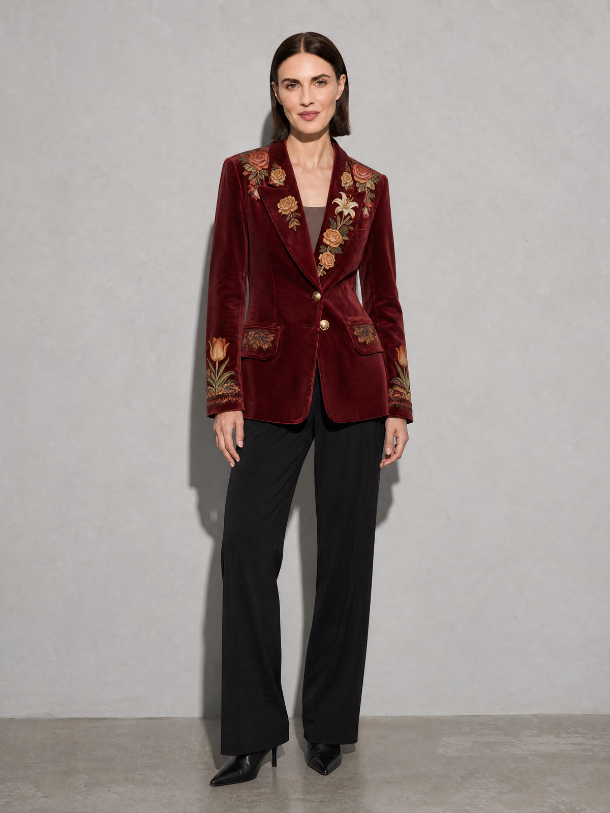 Casual Retro Stand Collar Coat — Style6 — main