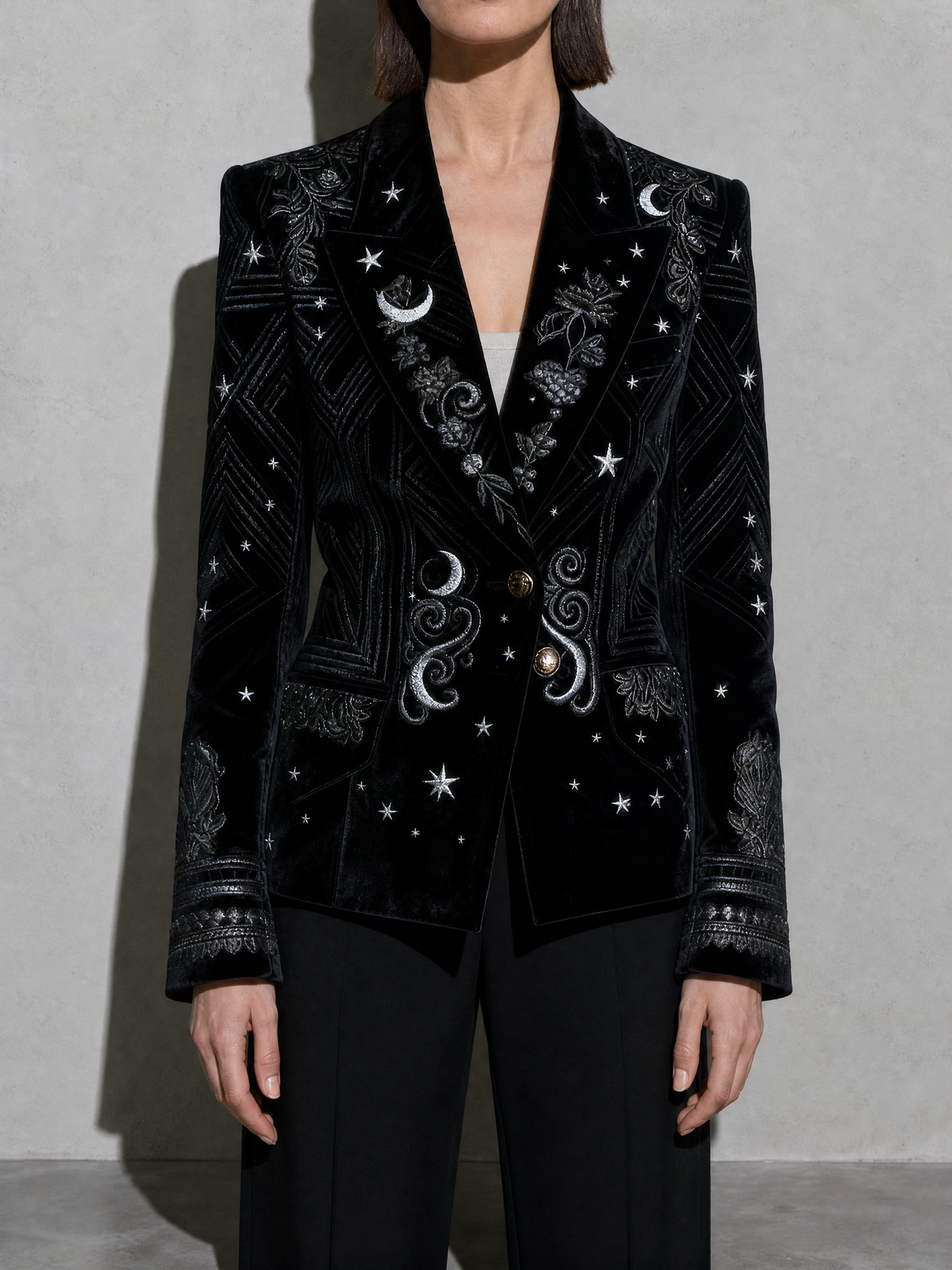Casual Retro Stand Collar Coat — Style7 — bust_to_thigh