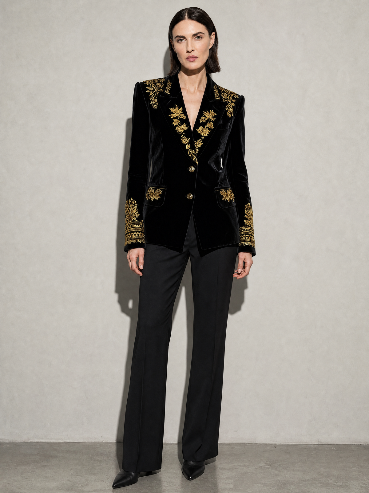 Casual Retro Stand Collar Coat — Style9 — main