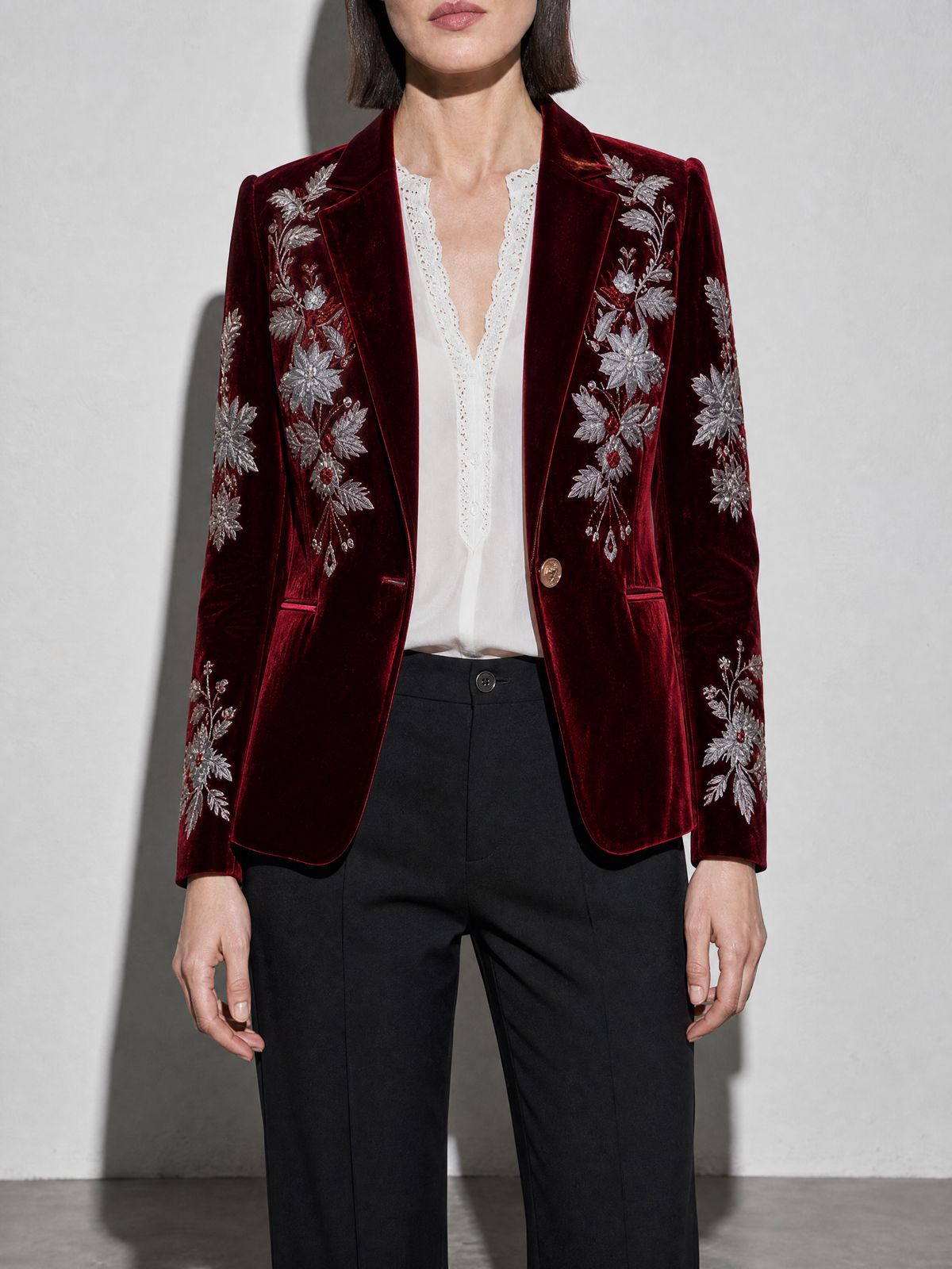 Casual Retro Stand Collar Coat — Style2 — bust_to_thigh